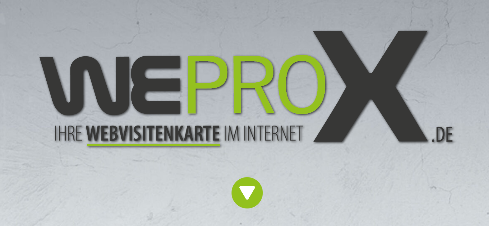 Weprox - Webvisitenkarten