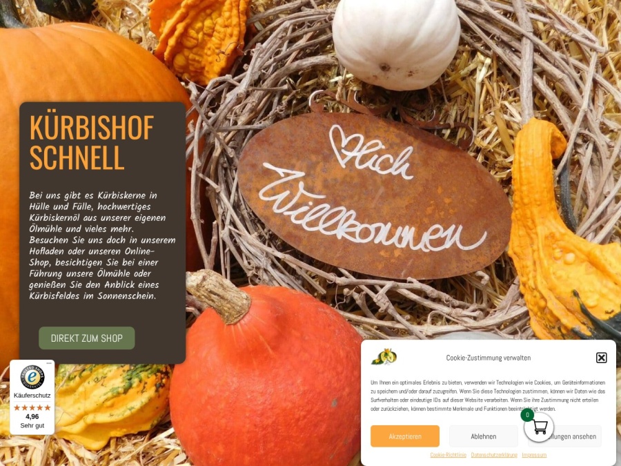 Screenshot von Schnells Kürbiskerne