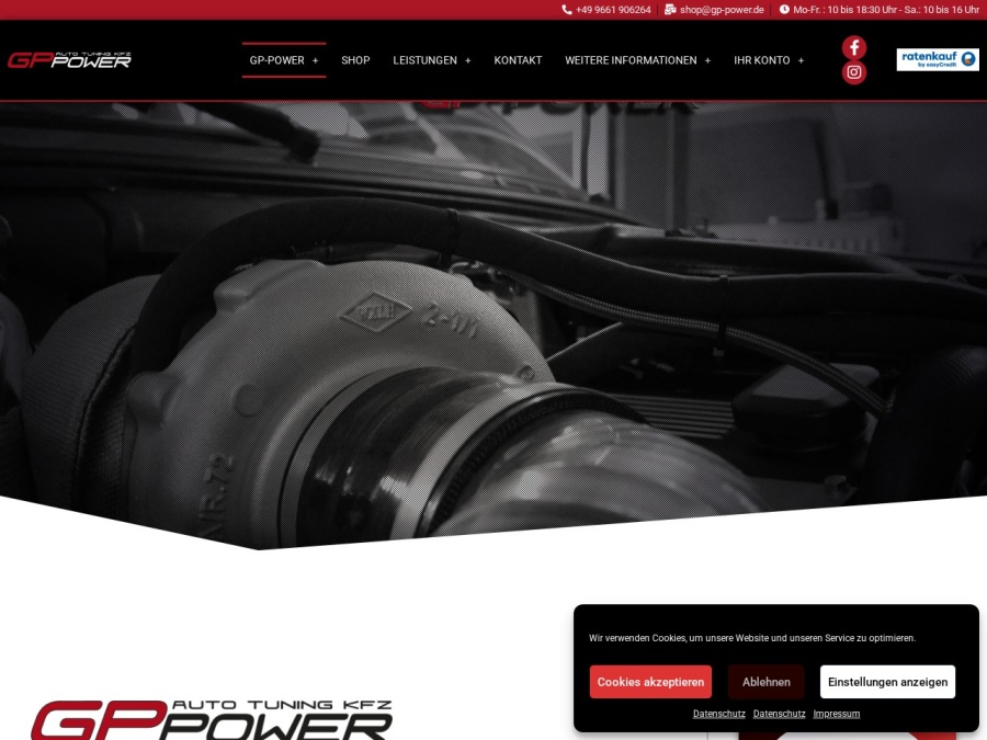 Screenshot von GP Power