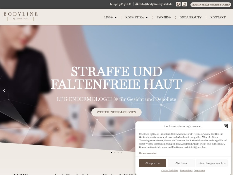 Screenshot von Bodyline bei Stak