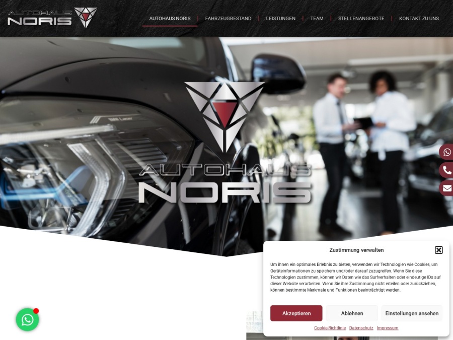 Screenshot von Autohaus Noris